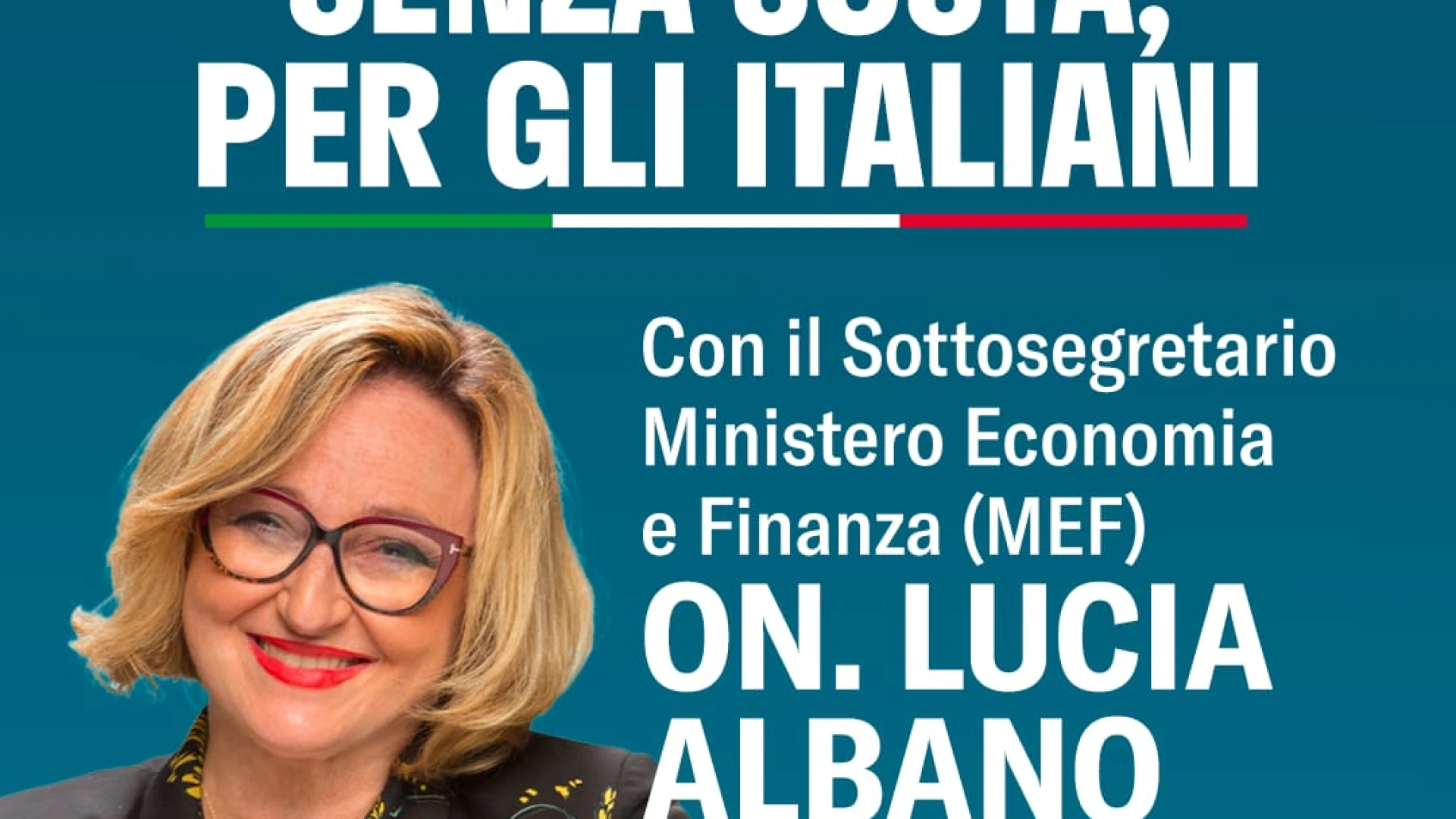 Isernia: il coordinamento provinciale di Fratelli d'Italia promuove l'incontro con il sottosegretario onorevole Luciana Albano.